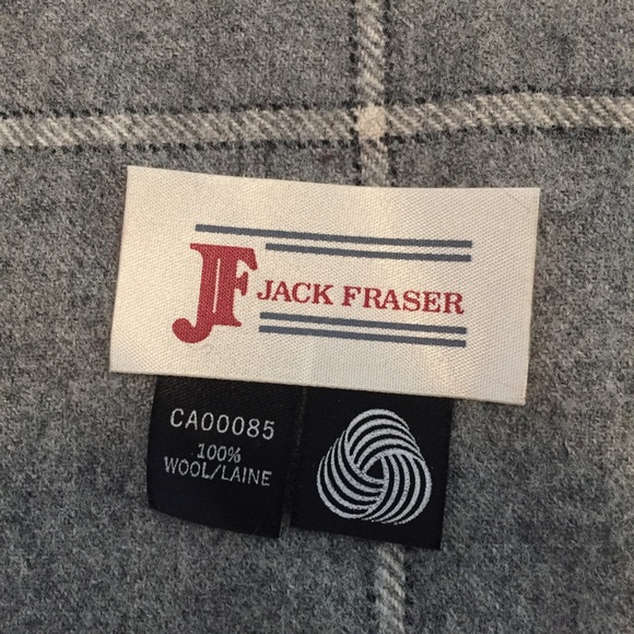 Mens Jack Fraser wool scarf - Picture 2 of 3